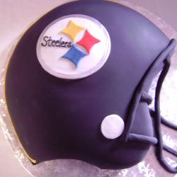 Groom's Cake 4- Steelers Helmet