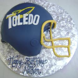 Shaped 118- Toledo Football Helmet