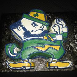 Shaped 125a- Notre Dame Mascot