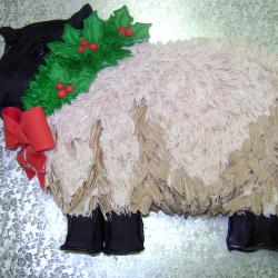 Shaped 17- Christmas Lamb