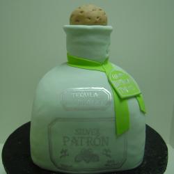 Groom's Cake 25- Patron Bottle