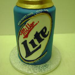 Groom's Cake 27- Miller Lite Can