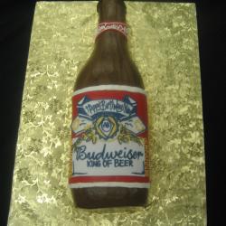 Groom's Cake 31- Budweiser Beer