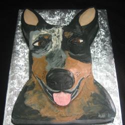 Groom's Cake 41- Doggie Face