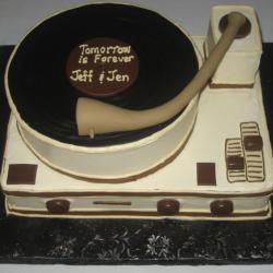 Groom's Cake 62- Record Player