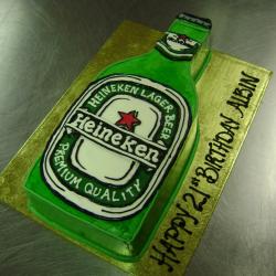 Shaped 84- Heineken Bottle