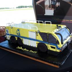 Shaped 95- Yellow Fire Truck