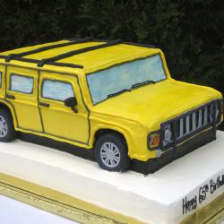 Shaped 99- Yellow Hummer